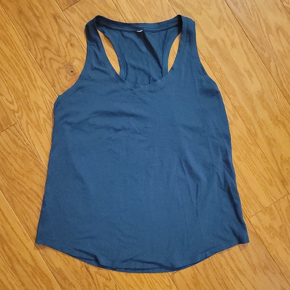 Lululemon Love Tank Top, Storm Teal, Size 10 - Picture 2 of 3